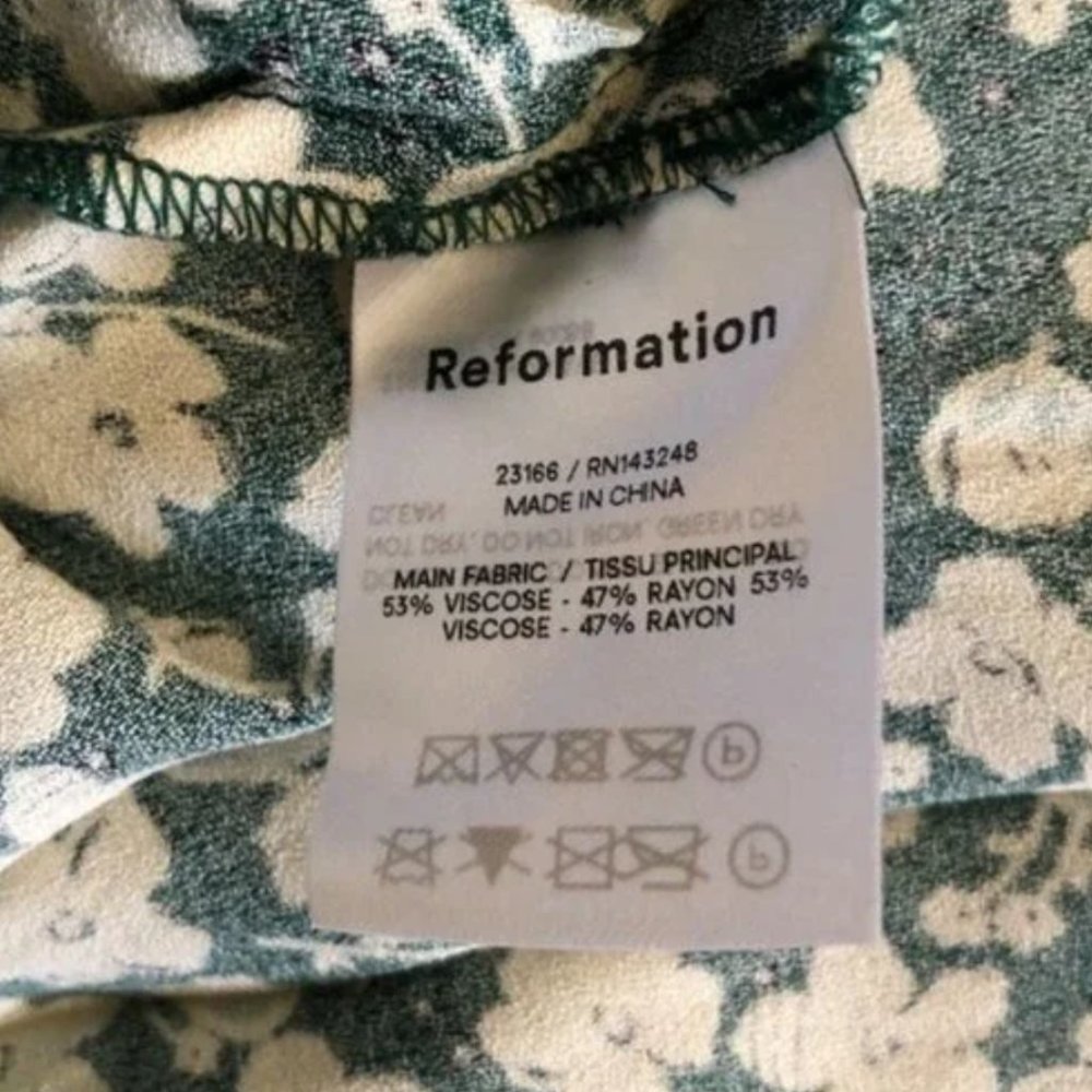 Reformation Sigmund Dress - Cilantro - Picture 4 of 5